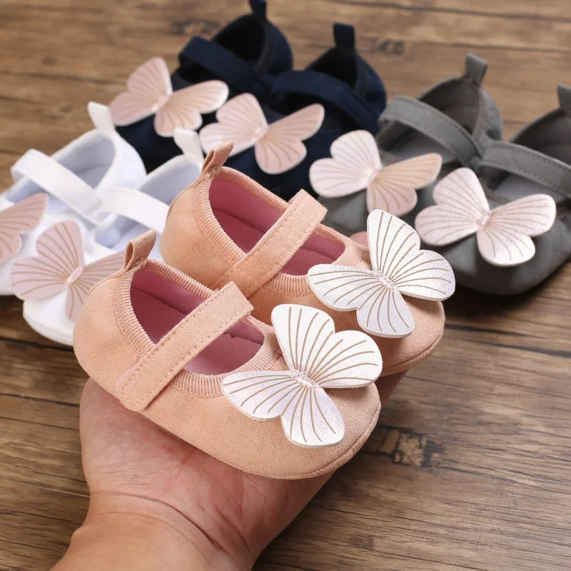 Spring Autumn Baby Girls Shoes Toddler Non-slip Flat Soft-sole Cotton Rubber Lovely Butterfly-knot Infant First Walkers 0-18m
Spring Autumn Baby Girls Shoes Toddler Non-slip Flat Soft-sole Cotton Rubber Lovely Butterfly-knot Infant First Walkers 0-18m