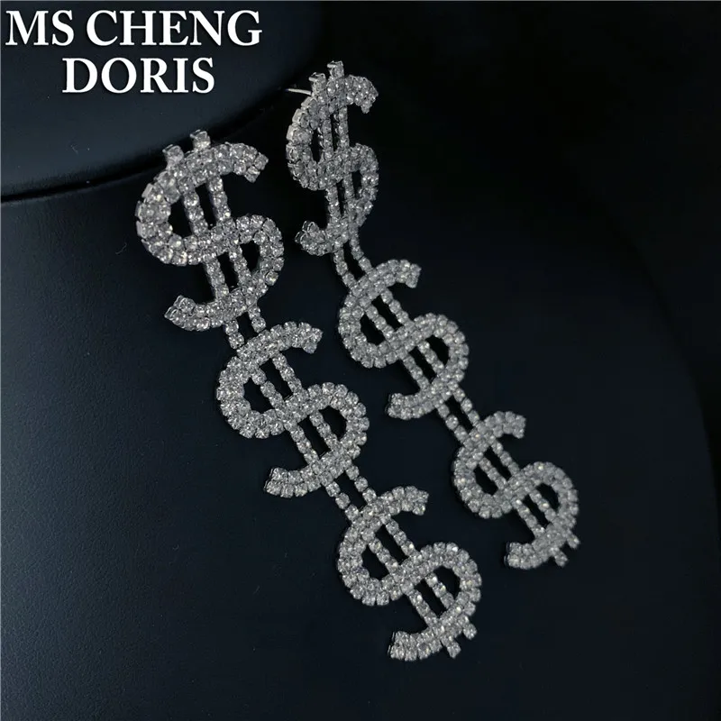 Уникальный дизайн Длинные доллар США Деньги $ падение кристалл серьги для женщин, круглые серьги для женщин, модные ювелирные изделия, подар...
Уникальный дизайн Длинные доллар США Деньги $ падение кристалл серьги для женщин, круглые серьги для женщин, модные ювелирные изделия, подар...