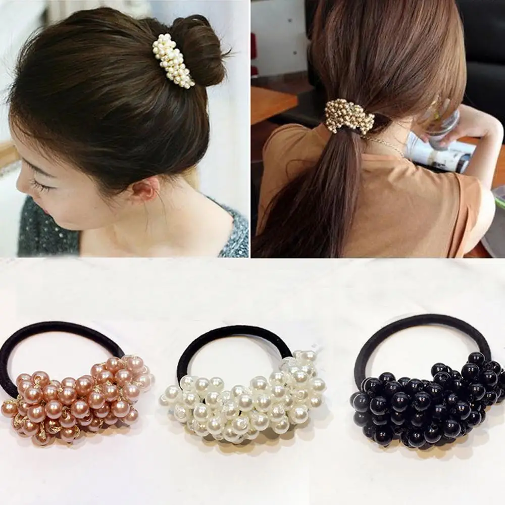 Women Hair Accessories Pearls Beads Headbands Ponytail Holder Girls Scrunchies Vintage Elastic Hair Bands Rubber Rope Headdress
Women Hair Accessories Pearls Beads Headbands Ponytail Holder Girls Scrunchies Vintage Elastic Hair Bands Rubber Rope Headdress