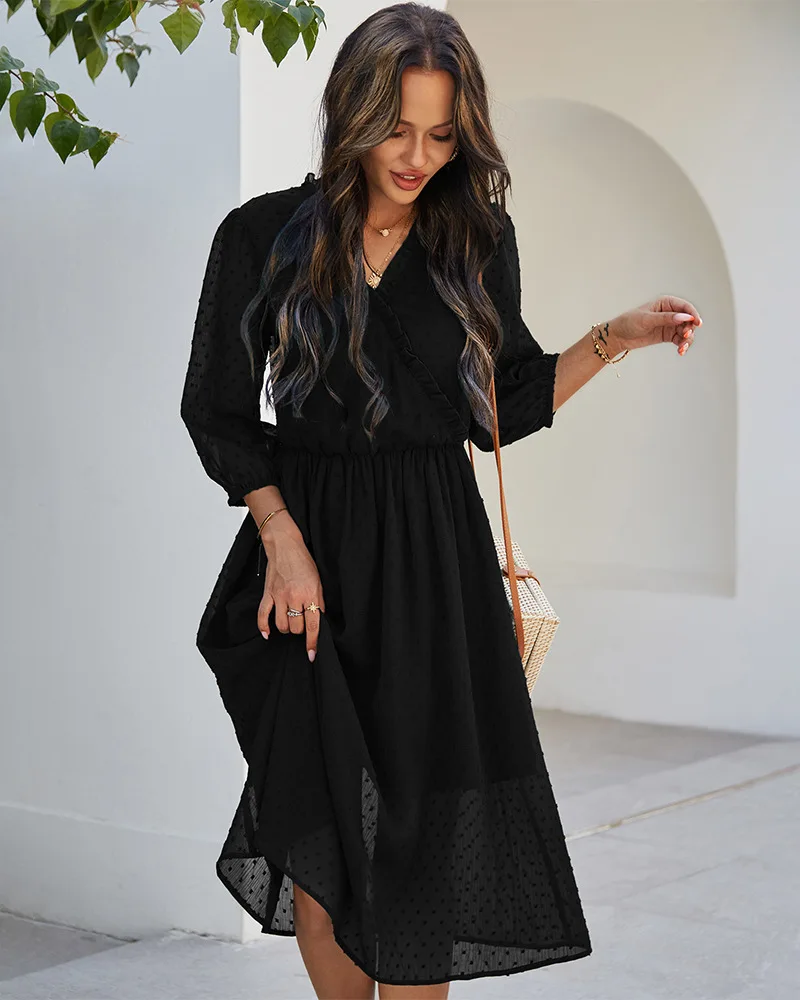 Women Dresses Summer long dressed Sexy V Neck Floral Print Boho Beach Dress Ruffle Short Sleeve A Line Mini Dress Sundress Robe
Women Dresses Summer long dressed Sexy V Neck Floral Print Boho Beach Dress Ruffle Short Sleeve A Line Mini Dress Sundress Robe