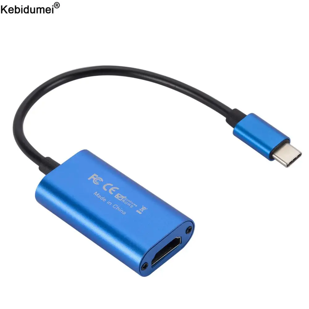 Карта видеозахвата Kebidumei HD 1080P, совместимая с HDMI, USB 3,0 
Карта видеозахвата Kebidumei HD 1080P, совместимая с HDMI, USB 3,0