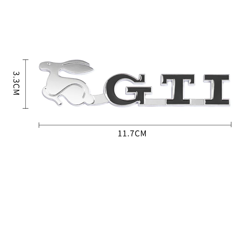 3D Metal Running Rabbit GTI Emblem Car Sticker Rear Trunk Badge for Volkswagen VW Jetta Polo Golf 3 4 5 6 7 GTI Car Accessories
3D Metal Running Rabbit GTI Emblem Car Sticker Rear Trunk Badge for Volkswagen VW Jetta Polo Golf 3 4 5 6 7 GTI Car Accessories