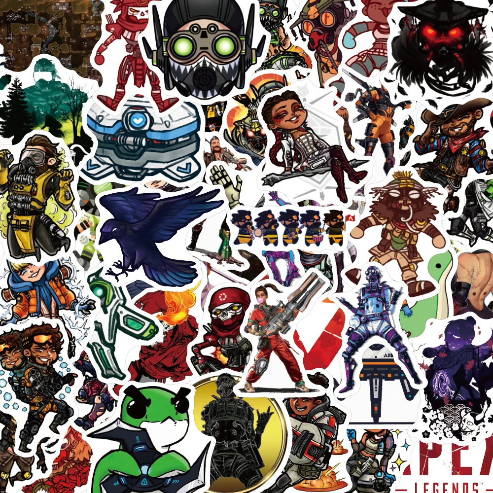 50PCS Apex Legends DIY Waterproof Luggage Skateboard Laptop Guitar Game Car Wall Cartoon Sticker Decals Kids Toy
50PCS Apex Legends DIY Waterproof Luggage Skateboard Laptop Guitar Game Car Wall Cartoon Sticker Decals Kids Toy