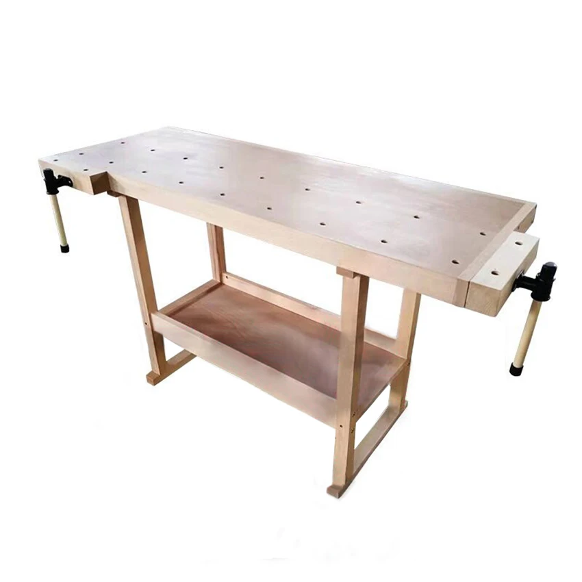 

Многофункциональный верстак для деревообработки консоль из Букового дерева верстак Diy ручной Столярный стол из массива дерева с зажимом