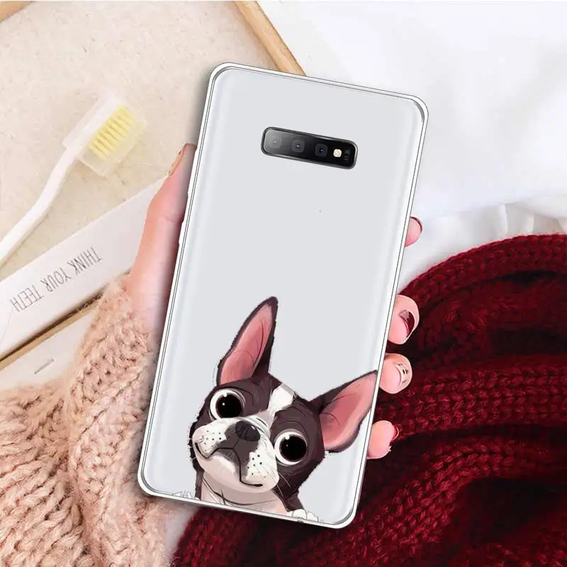 Cute Pug Dog French Bulldog Phone Case Transparent For Samsung Galaxy A 71 21s S note 8 9 10 plus 20 ultra
Cute Pug Dog French Bulldog Phone Case Transparent For Samsung Galaxy A 71 21s S note 8 9 10 plus 20 ultra