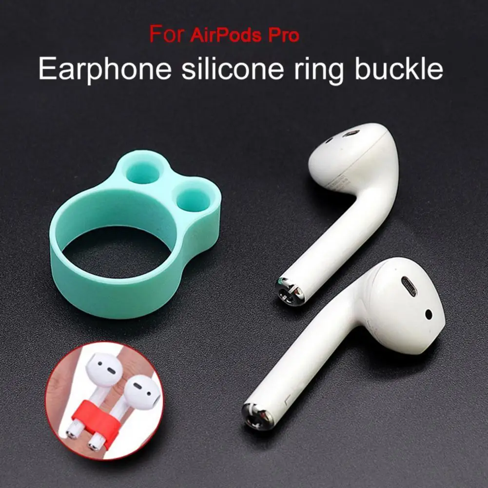 1Pcs Wireless Earphone Holder Anti-falling Ring Shape Silicone Ring Buckle Portable Earbuds Support Stand For Apple AirPods 1/2
1Pcs Wireless Earphone Holder Anti-falling Ring Shape Silicone Ring Buckle Portable Earbuds Support Stand For Apple AirPods 1/2