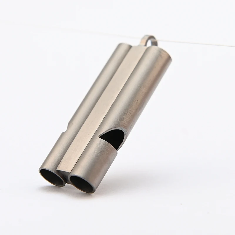 Titanium Survival Whistle EDC Tool With Key Chain Ring Outdoor Hiking Camping Emergency Survival Multi-Function Tools
Titanium Survival Whistle EDC Tool With Key Chain Ring Outdoor Hiking Camping Emergency Survival Multi-Function Tools