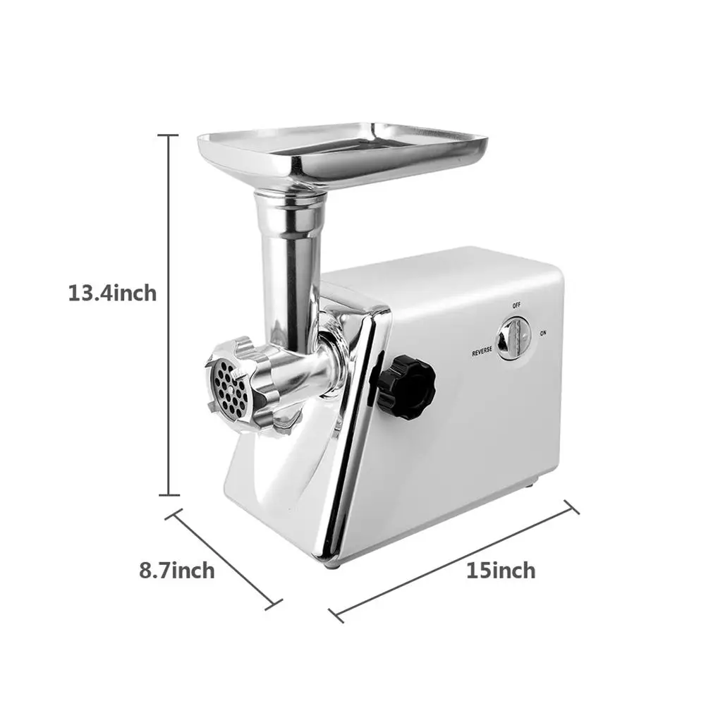 Household Multi-function Electric Meat Grinder Sausage Maker Machine White
Household Multi-function Electric Meat Grinder Sausage Maker Machine White