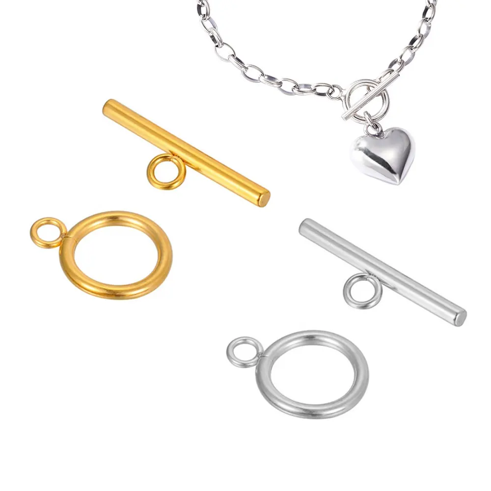 5 Sets/lot Stainless Steel OT buckle Tail Clasps Connectors For DIY Jewelry Making Bracelet Necklace Link buckle Accessories
5 Sets/lot Stainless Steel OT buckle Tail Clasps Connectors For DIY Jewelry Making Bracelet Necklace Link buckle Accessories