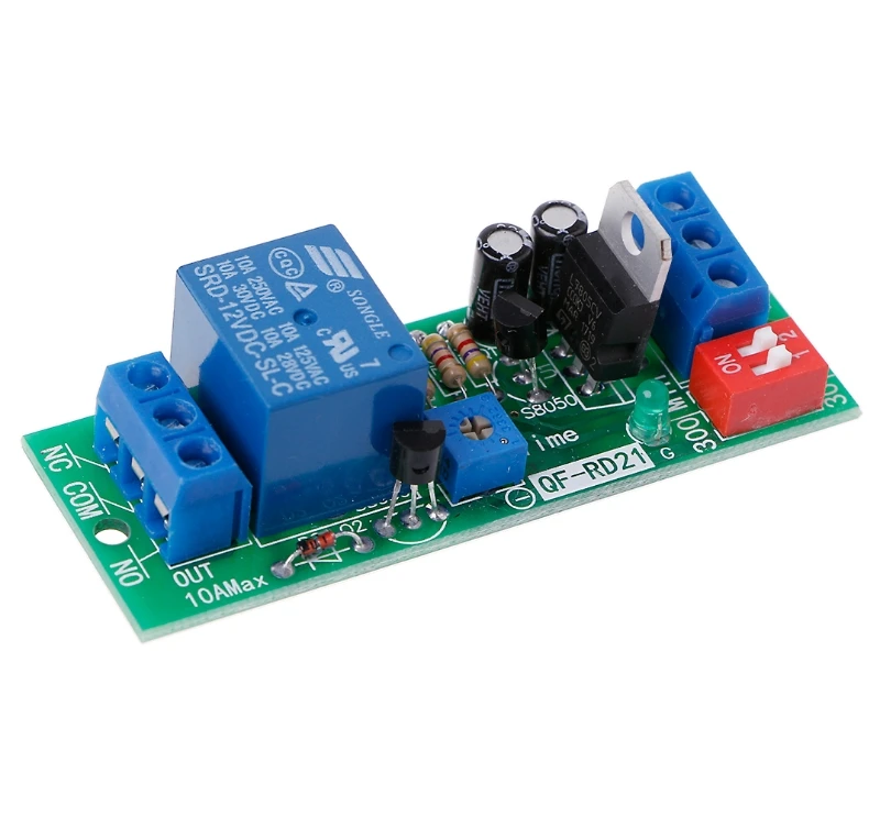 DC12V Adjustable Signal Trigger Timer Relay High Level Time Delay Turn Off Relay
DC12V Adjustable Signal Trigger Timer Relay High Level Time Delay Turn Off Relay