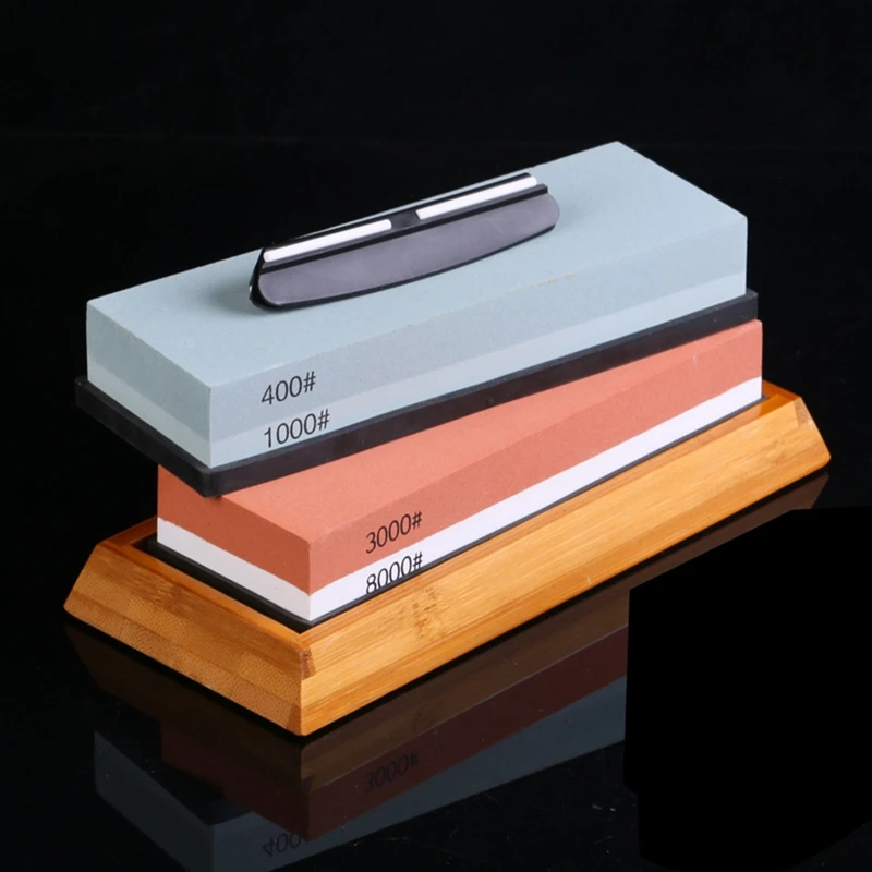 400 /1000 3000 /8000 Premium Whetstone Cut Sharpening Stone Set Sharpener Non Slip Base Cutter Sharpener
400 /1000 3000 /8000 Premium Whetstone Cut Sharpening Stone Set Sharpener Non Slip Base Cutter Sharpener
