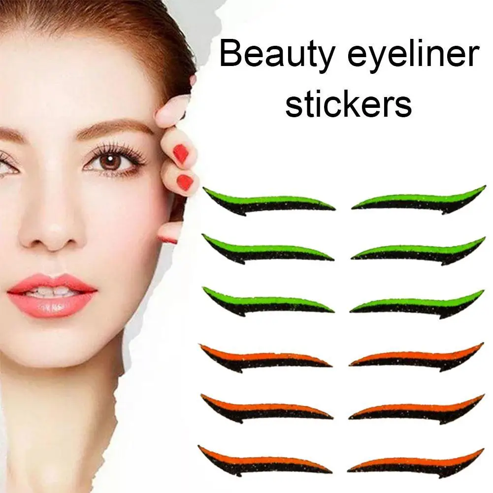 6 Pairs Beauty Eyeliner Stickers Cat Eye Makeup Stage Party Makeup Colorful Eyeliner Stickers Waterproof Eyeliner Stickers
6 Pairs Beauty Eyeliner Stickers Cat Eye Makeup Stage Party Makeup Colorful Eyeliner Stickers Waterproof Eyeliner Stickers