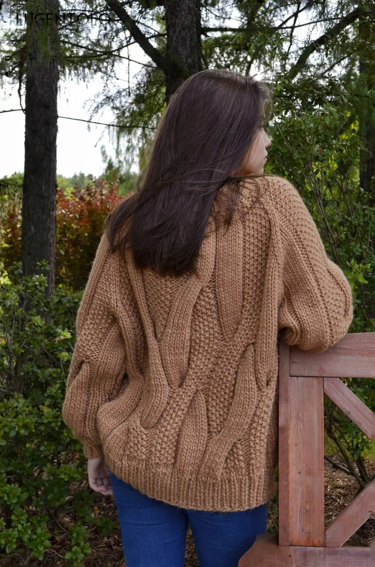 Lugentolo Autumn Women's Twist Knitted Sweater Round Neck Loose Solid Color Pullover Long Sleeve Lady Casual Cozy Sweater
Lugentolo Autumn Women's Twist Knitted Sweater Round Neck Loose Solid Color Pullover Long Sleeve Lady Casual Cozy Sweater