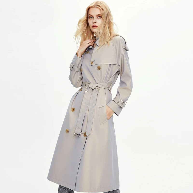 Nice Pop Women Trench Coat With Belt Turn Down Collar Drouble Breated Women Long Trench Femme Casaco Abrigo Streetwear
Nice Pop Women Trench Coat With Belt Turn Down Collar Drouble Breated Women Long Trench Femme Casaco Abrigo Streetwear