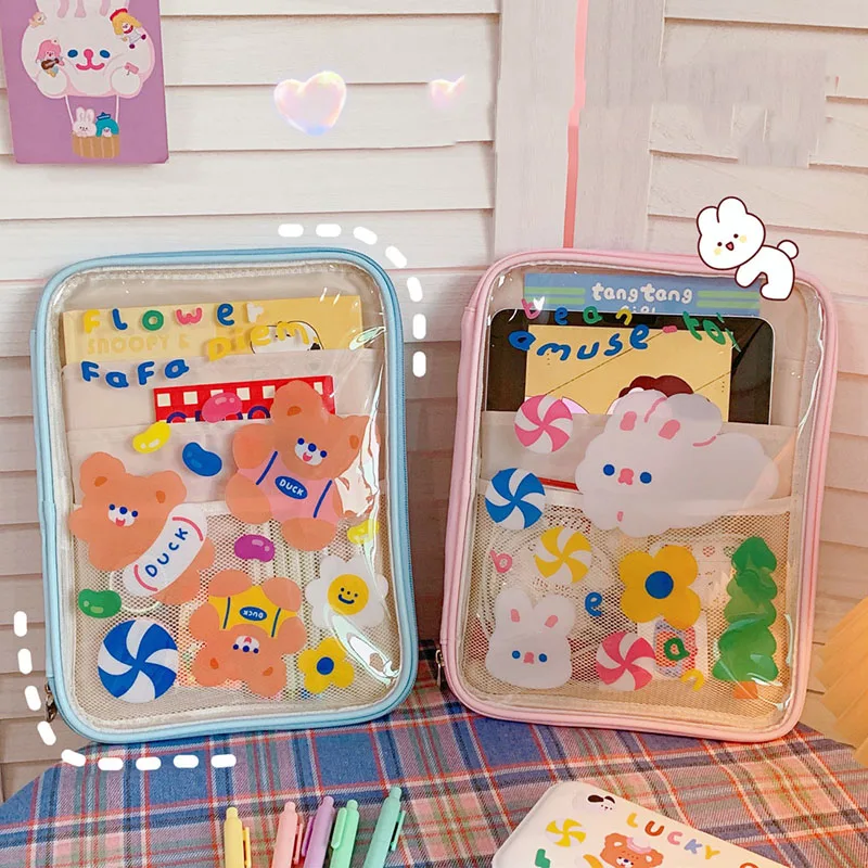 11Inch Ipad Cases Kawaii Cartoon bear Waterproof Ipad Case Cover Organier Portable Travel Business Pouch Tablet Pen Storage bags
11Inch Ipad Cases Kawaii Cartoon bear Waterproof Ipad Case Cover Organier Portable Travel Business Pouch Tablet Pen Storage bags