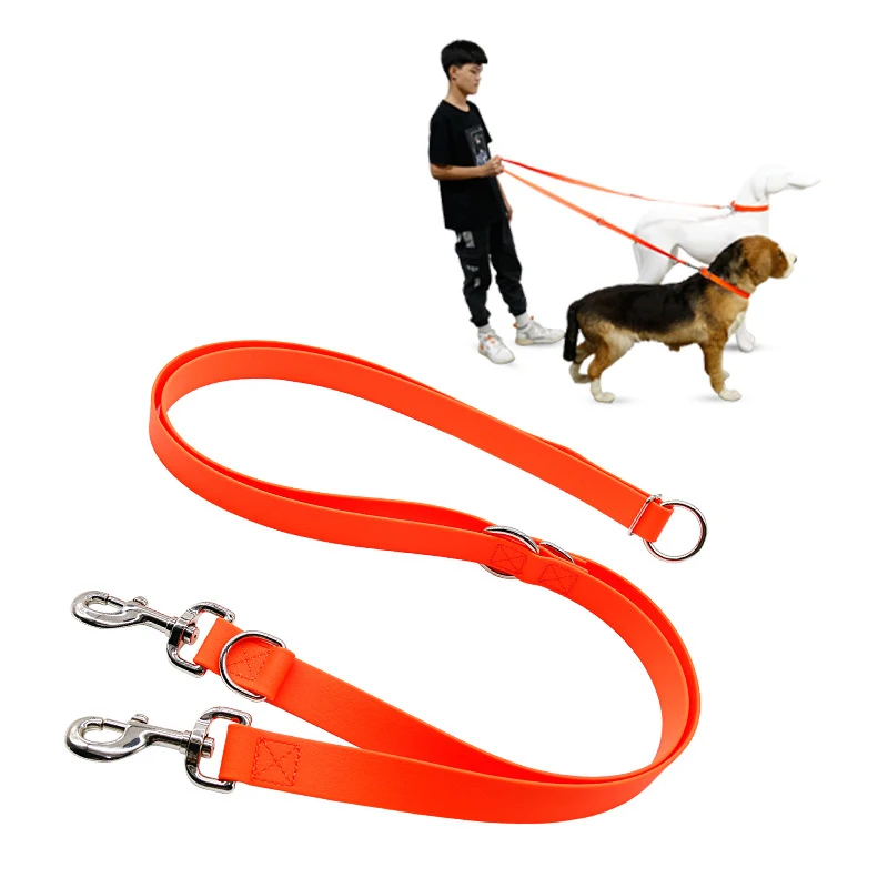 PVC Dog Leash Waterproof Double Head two dog Leashes Adjustable Long Short dog Training Walking Leads Multifunctional pet Leash
PVC Dog Leash Waterproof Double Head two dog Leashes Adjustable Long Short dog Training Walking Leads Multifunctional pet Leash