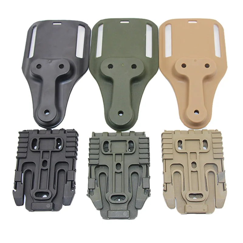 Tactical Quick Locking System Kit Gun Holster Paddle Adapter MID-RIDE Universal Belt Loop With QLS 19 22 Hunting Accessory 
Tactical Quick Locking System Kit Gun Holster Paddle Adapter MID-RIDE Universal Belt Loop With QLS 19 22 Hunting Accessory