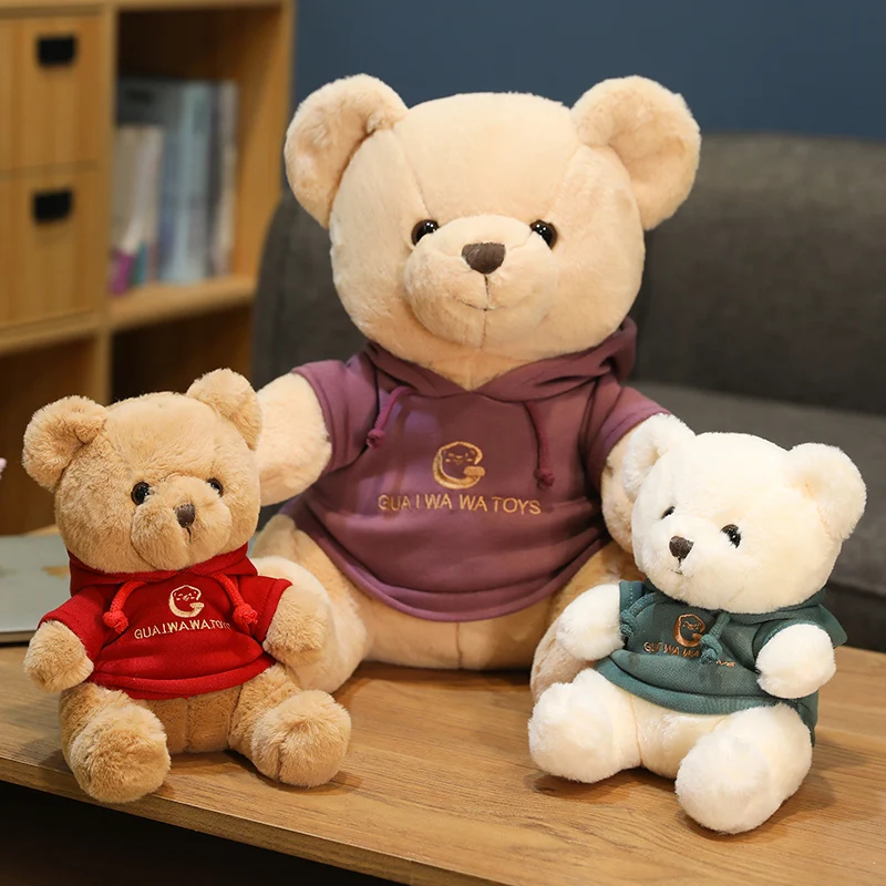 25/35/45CM New Lovely Plush Bear With Sweater Soft Stuffed Animals Toys Cushion Popular Merry Christmas Gifts For Children
25/35/45CM New Lovely Plush Bear With Sweater Soft Stuffed Animals Toys Cushion Popular Merry Christmas Gifts For Children
