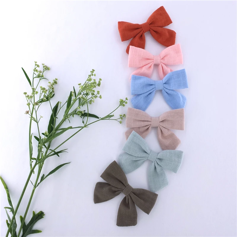 2 PCS 3.2 inch Cotton Linen Sailor Bows Fully Lined Clips Barrettes Toddler Baby Girls Kids Hair Bow Hairgrips Accessories
2 PCS 3.2 inch Cotton Linen Sailor Bows Fully Lined Clips Barrettes Toddler Baby Girls Kids Hair Bow Hairgrips Accessories