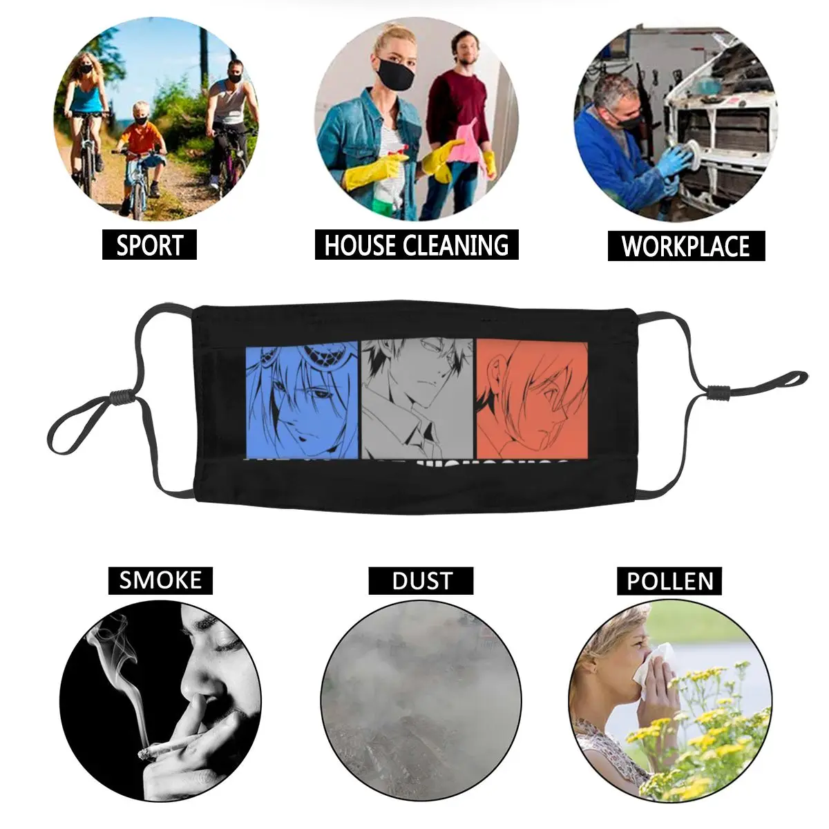 The God Of HighSchool Novelty Mouth Face Mask
The God Of HighSchool Novelty Mouth Face Mask