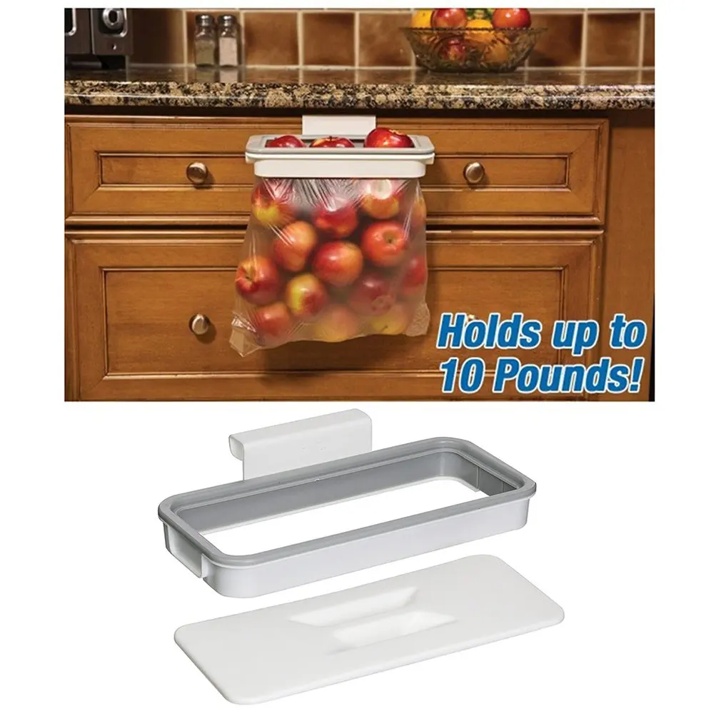 Garbage Bag Holder Kitchen Door Back Plastic Bracket Kitchen Trash Storage Hanger Rubbish Hanging Racks
Garbage Bag Holder Kitchen Door Back Plastic Bracket Kitchen Trash Storage Hanger Rubbish Hanging Racks