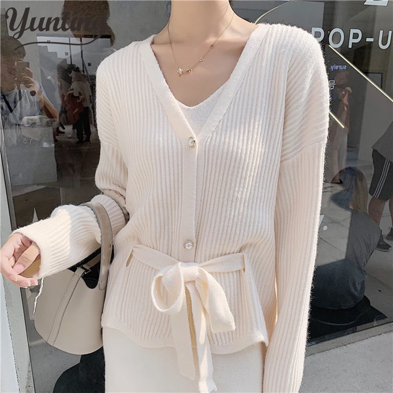 2020 New Fashion Women Solid Two Piece Set Casual Elegant Loose Knit Cardigan Coat And Bodycon Dress Female Knitted Suits
2020 New Fashion Women Solid Two Piece Set Casual Elegant Loose Knit Cardigan Coat And Bodycon Dress Female Knitted Suits