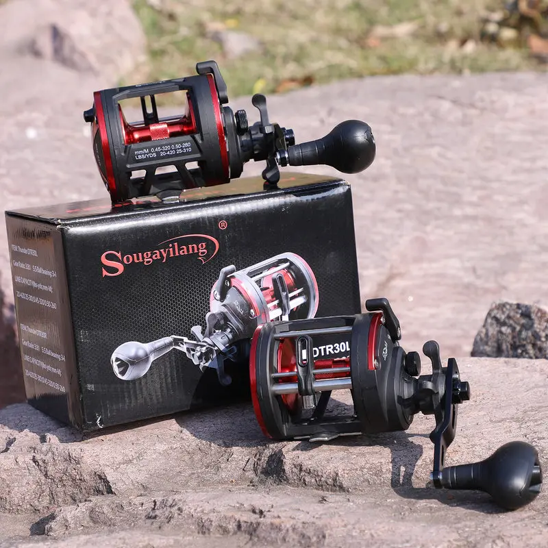 Sougayilang DTR-30 Trolling Drum Fishing Reels 3+1BB Left/Right Hand Saltwater Trolling Drum Fishing Reel Max Drag 28kg Pesca
Sougayilang DTR-30 Trolling Drum Fishing Reels 3+1BB Left/Right Hand Saltwater Trolling Drum Fishing Reel Max Drag 28kg Pesca