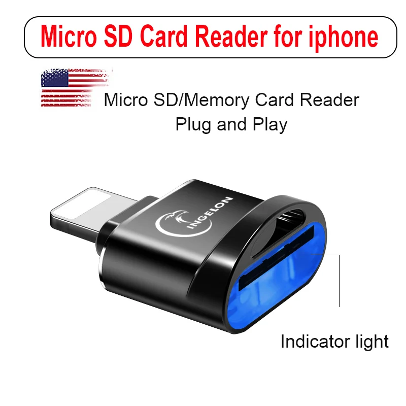 

Micro SD Card Reader cartao de memoria Memory Card Adaptador OTG to Lightning Adapter TF Converter Cheap Product For iphone/ipad