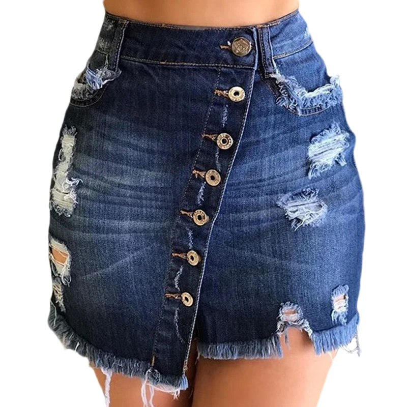 XUXI Women , Fashion, Holes, Hips, Half-length, Skirts, Denim, Short Skirts, Summer 2021 E1090
XUXI Women , Fashion, Holes, Hips, Half-length, Skirts, Denim, Short Skirts, Summer 2021 E1090