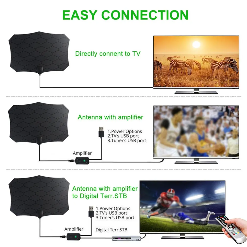 4K High-definition Antena TV 6-point Diamond Pattern Aerial Antennas Freeview DVB-T/DVB-T2 HDTV Signal Amplifier Black
4K High-definition Antena TV 6-point Diamond Pattern Aerial Antennas Freeview DVB-T/DVB-T2 HDTV Signal Amplifier Black