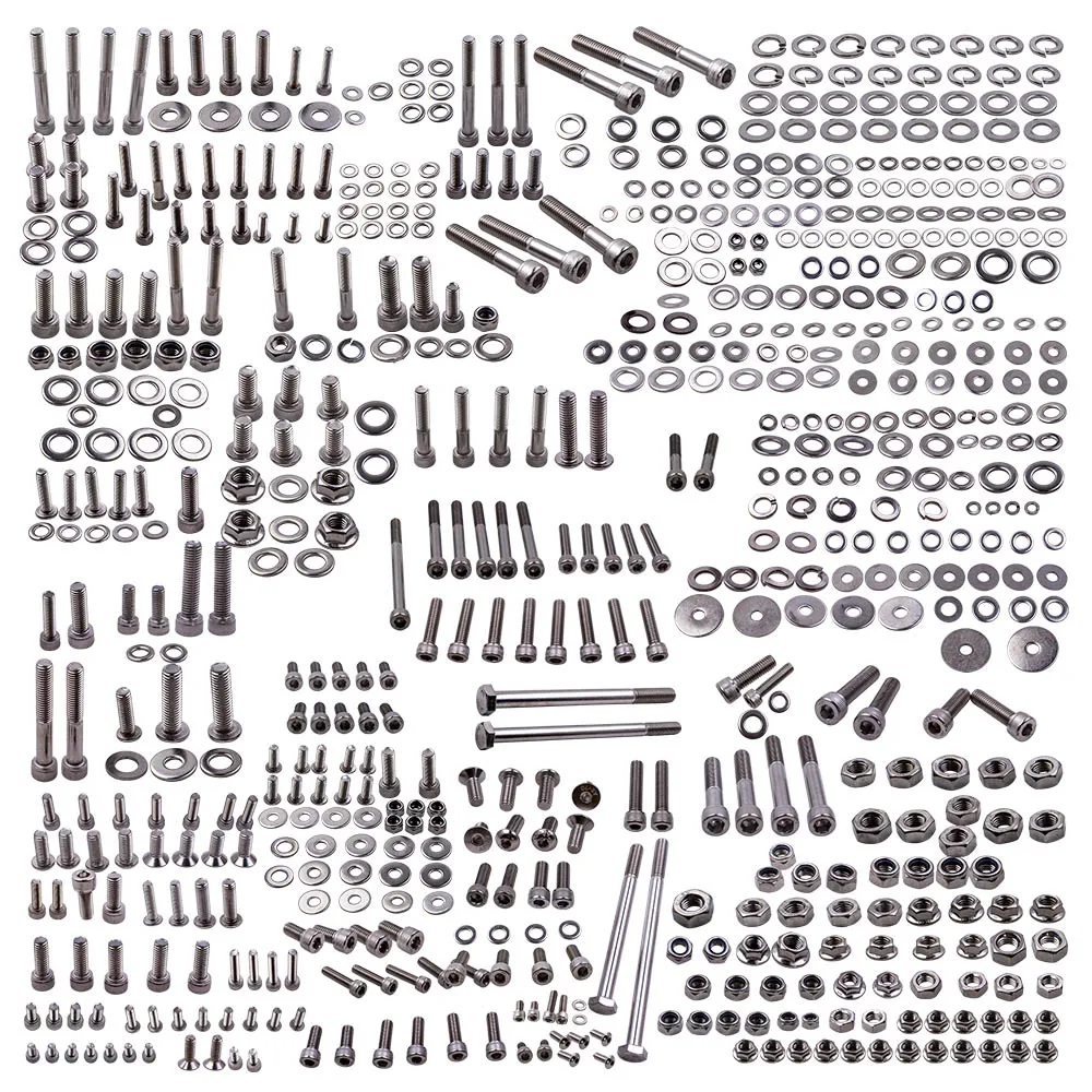 MAXPEEDINGRODS 659pcs Stainless Steel ATV Bolt Screw Kit Set for Yamaha YFZ350 YFZ 350 Banshee
MAXPEEDINGRODS 659pcs Stainless Steel ATV Bolt Screw Kit Set for Yamaha YFZ350 YFZ 350 Banshee