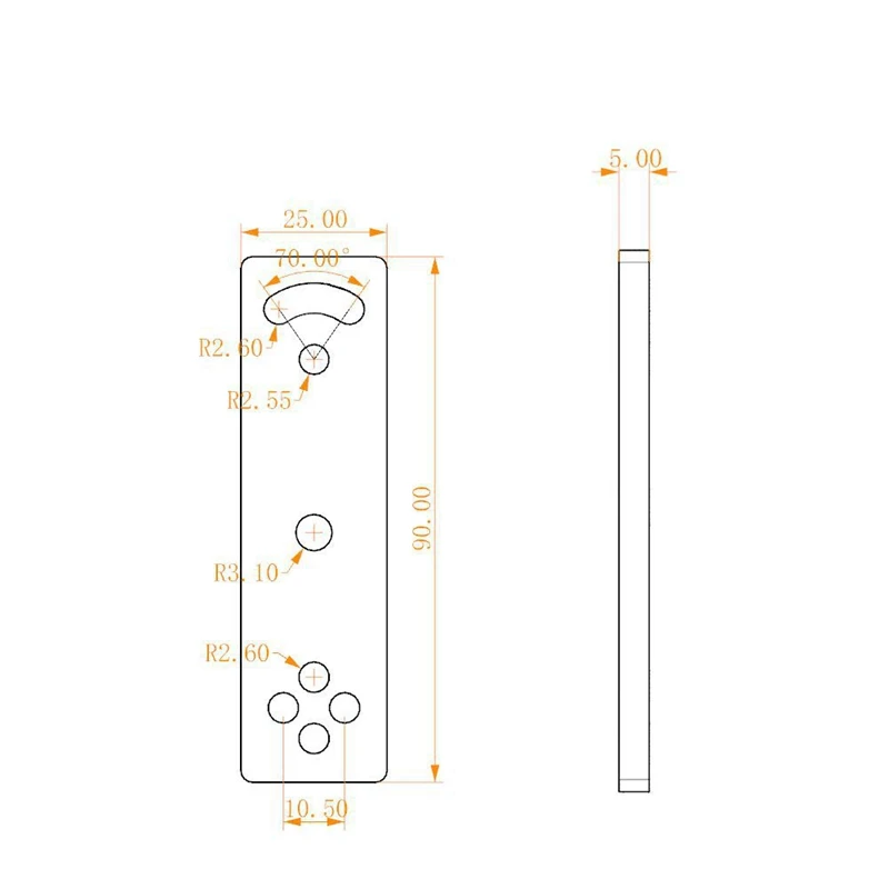 2Pcs L73 Universal Motorcycle Headlight LED Mounting Bracket Spotlight Clamp Holder for Honda Yamaha Ect, 90mm Length
2Pcs L73 Universal Motorcycle Headlight LED Mounting Bracket Spotlight Clamp Holder for Honda Yamaha Ect, 90mm Length