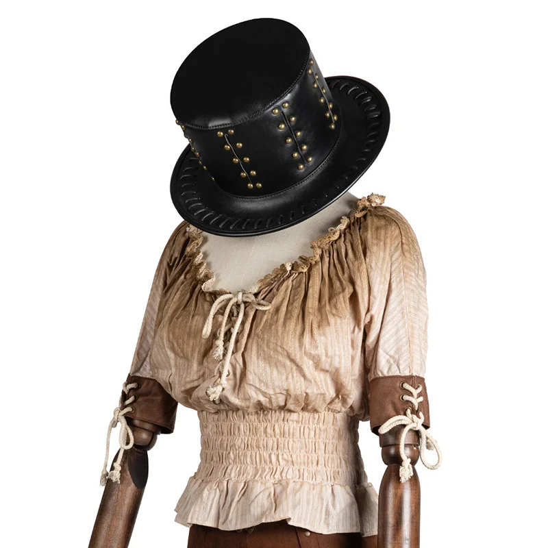 Steampunk Halloween Magic Gentleman Top Hat Leather Headdress Novelty Costumes Prom Props
Steampunk Halloween Magic Gentleman Top Hat Leather Headdress Novelty Costumes Prom Props