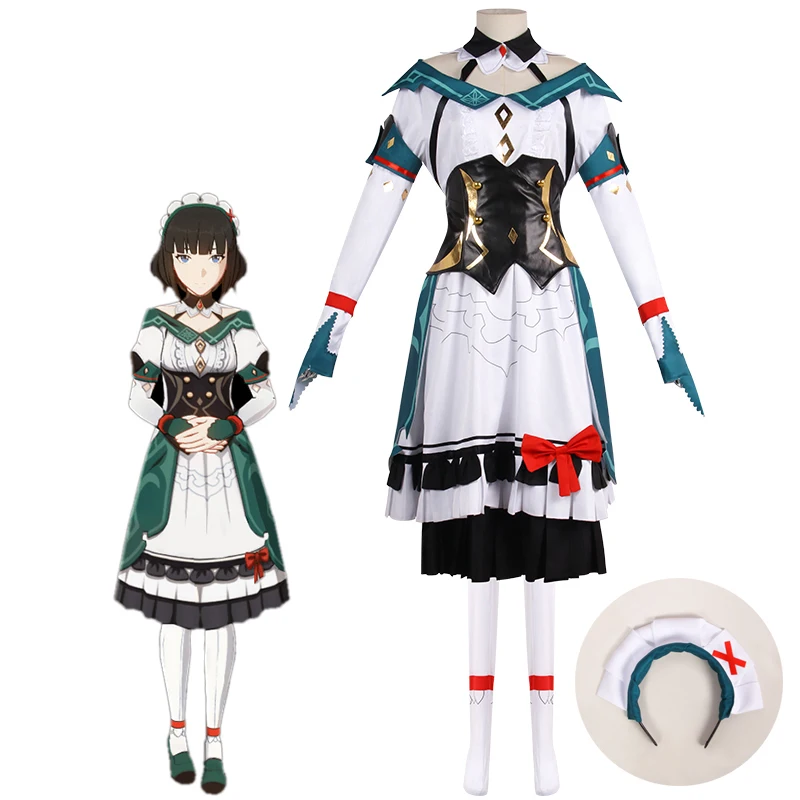Game Genshin Impact Adventurer Association Receptionist Catherine Cosplay Costumes For Women Support Customization
Game Genshin Impact Adventurer Association Receptionist Catherine Cosplay Costumes For Women Support Customization