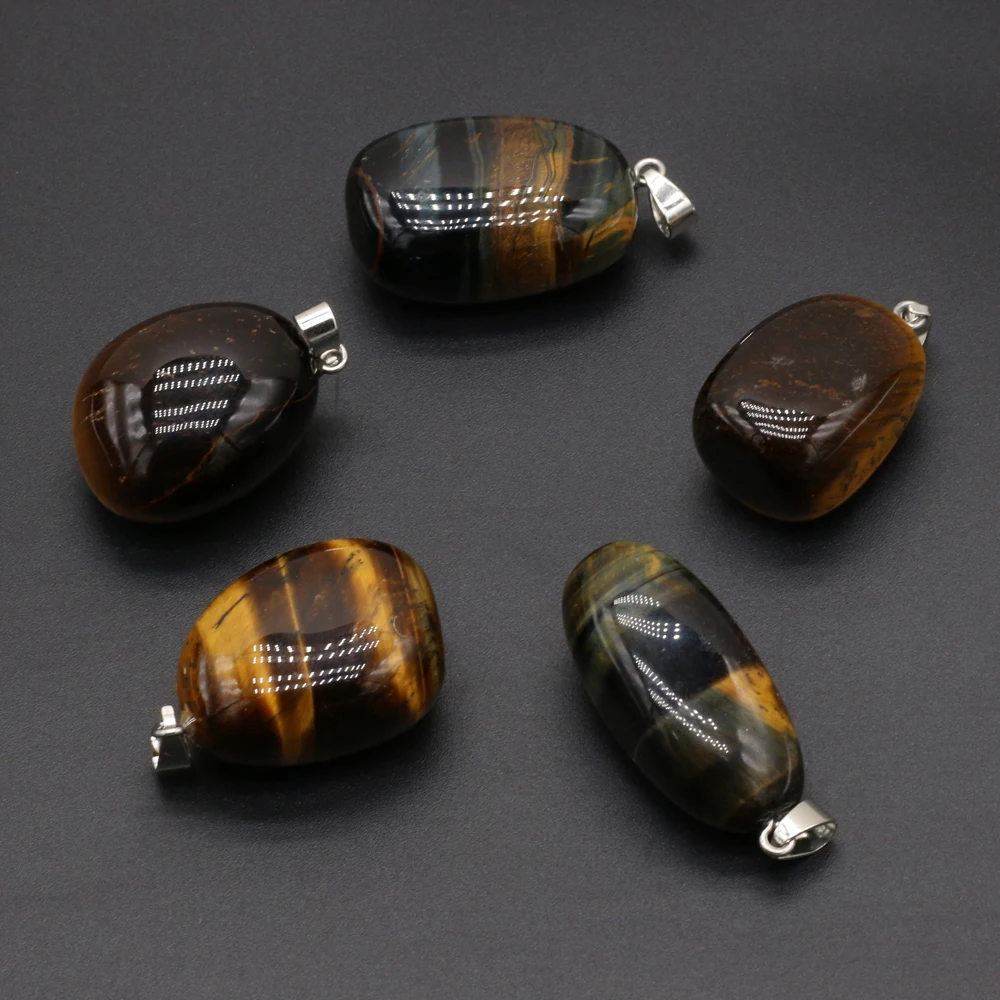 Natural Stone Crystal Pendants Polished Tiger eye Pendant for Trendy Jewelry Making DIY Women Necklace Earring Gifts
Natural Stone Crystal Pendants Polished Tiger eye Pendant for Trendy Jewelry Making DIY Women Necklace Earring Gifts