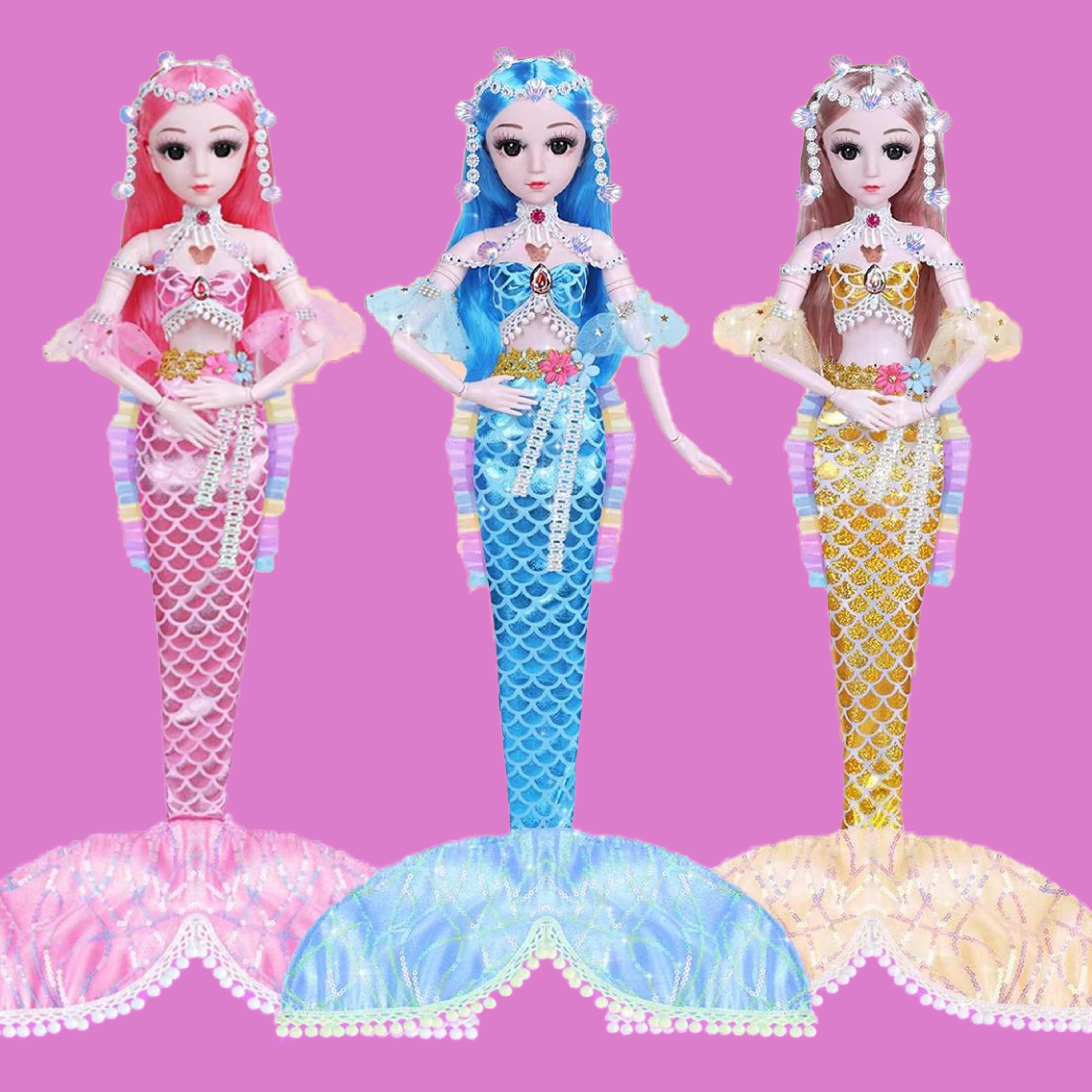Кукла BJD куклы русалки 60 см модные 18 шарнирных шариков с одеждой наряд обувь парик