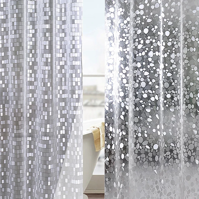 Plastic PVC 3D Waterproof Shower Curtain Transparent White Transparent Bathroom Anti-mold Translucent Shower Curtain
Plastic PVC 3D Waterproof Shower Curtain Transparent White Transparent Bathroom Anti-mold Translucent Shower Curtain
