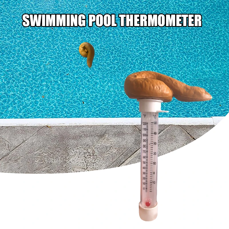 Funny Pool Thermometer Floating Poop Prank Pool and Hot Tub Thermometer for Spa Tub Pond DSS899
Funny Pool Thermometer Floating Poop Prank Pool and Hot Tub Thermometer for Spa Tub Pond DSS899