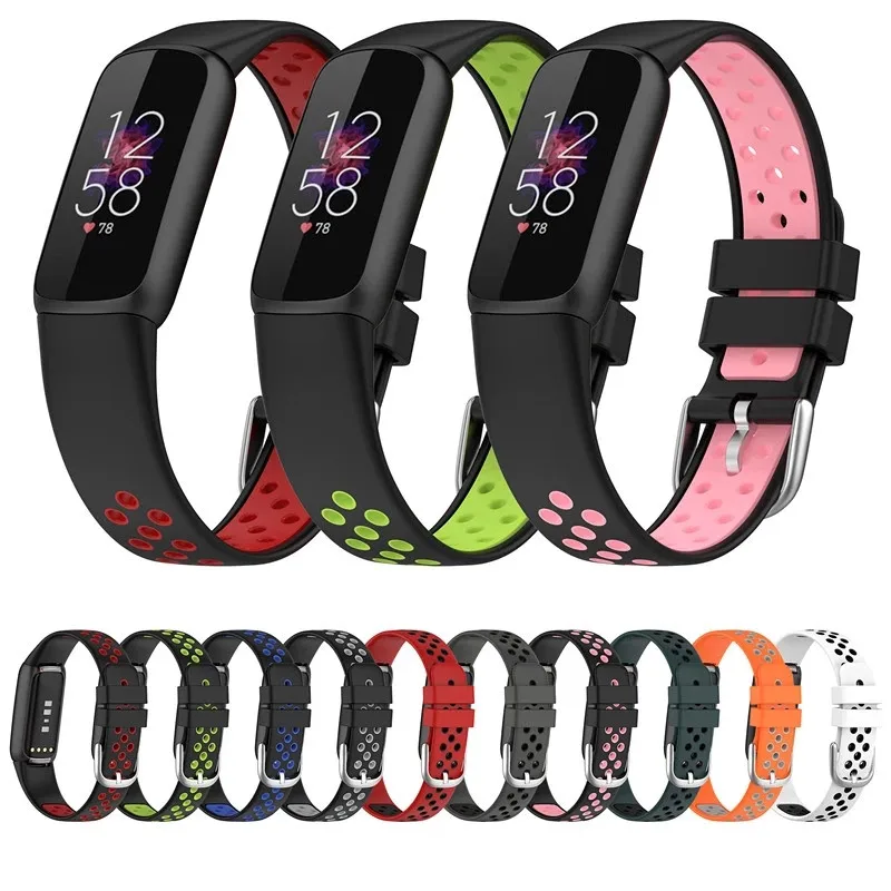 Strap For Fitbit LUXE Smart Watch Watchband Dual Color Sports Design Wrist Band Premium Silicone Fitness Tracker
Strap For Fitbit LUXE Smart Watch Watchband Dual Color Sports Design Wrist Band Premium Silicone Fitness Tracker