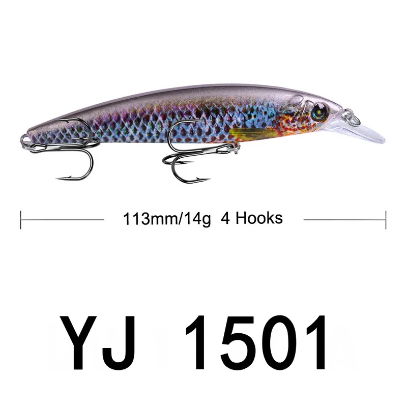 1 Pcs 11.3cm/14g Plastic Hard Bait Minnow Fishing Lures Deep Sea Bass Lure Crankbait Artificial Swimbait Wobbler Fishing Tackle 
1 Pcs 11.3cm/14g Plastic Hard Bait Minnow Fishing Lures Deep Sea Bass Lure Crankbait Artificial Swimbait Wobbler Fishing Tackle