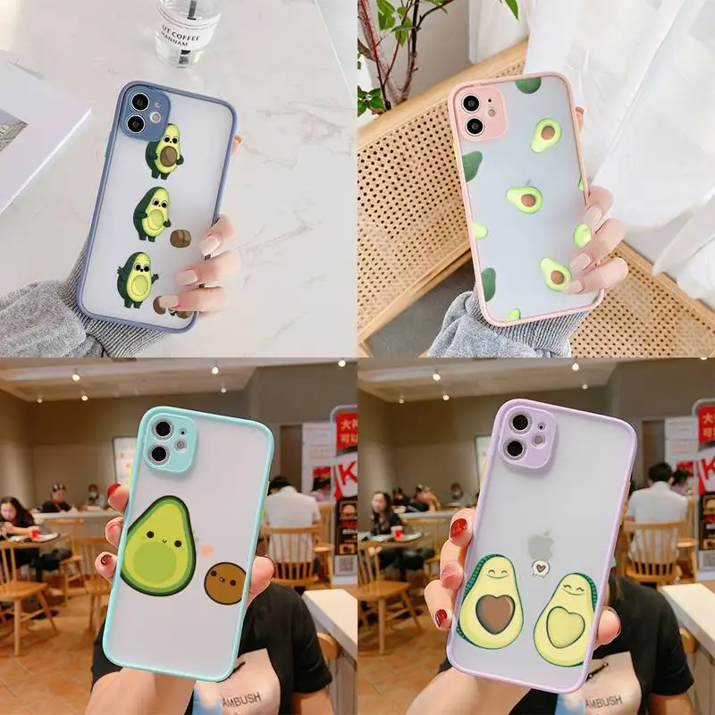 Cartoon cute avocado Phone Case Matte Bumper For iphone 12 mini 11 Pro Max X XS Max XR 7 8 Plus Cover
Cartoon cute avocado Phone Case Matte Bumper For iphone 12 mini 11 Pro Max X XS Max XR 7 8 Plus Cover