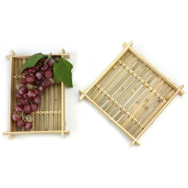 2PCS Handwoven Bamboo Storage Tray Versatile Wooden Wicker Basket Bread Food Plate Fruit Cake Platter Dinner Serving Tray
2PCS Handwoven Bamboo Storage Tray Versatile Wooden Wicker Basket Bread Food Plate Fruit Cake Platter Dinner Serving Tray