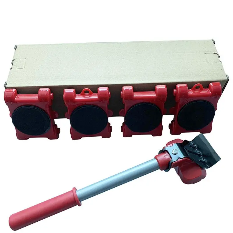 Furniture Mover Tool Transport Lifter Heavy Stuffs Moving 4 Wheeled Roller with 1 Bar Set
Furniture Mover Tool Transport Lifter Heavy Stuffs Moving 4 Wheeled Roller with 1 Bar Set