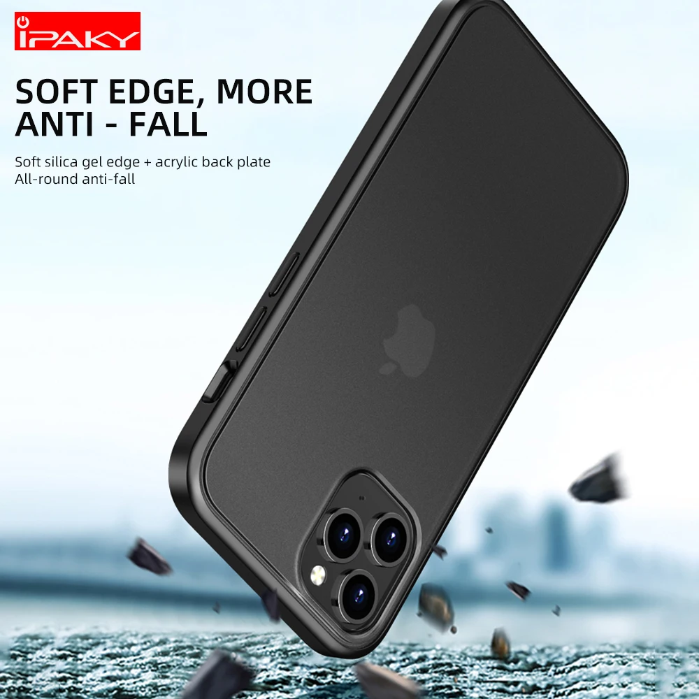 Чехол IPAKY для iPhone 12 чехол Magic Shadow Pro цветные кнопки Мягкий бампер из поликарбоната