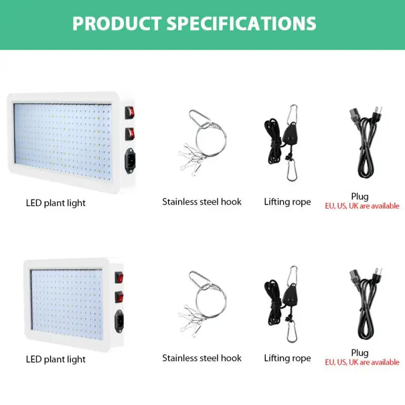 2020 Three-mode LED Plant Growth Lamp Indoor Waterproof Planting Supplementary Light Quantum Board Plant Lamp
2020 Three-mode LED Plant Growth Lamp Indoor Waterproof Planting Supplementary Light Quantum Board Plant Lamp
