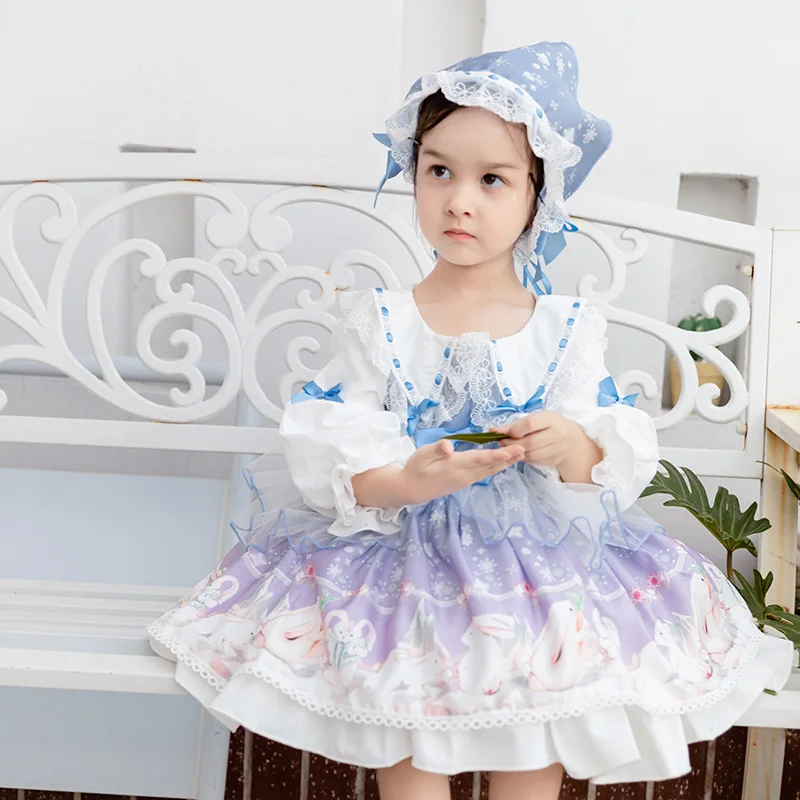 2Pcs Baby Girls Autumn Vintage Boutique Dress Toddler Lace Spanish Lolita Princess Dresses for Girl Birthday Party Ball Gown
2Pcs Baby Girls Autumn Vintage Boutique Dress Toddler Lace Spanish Lolita Princess Dresses for Girl Birthday Party Ball Gown