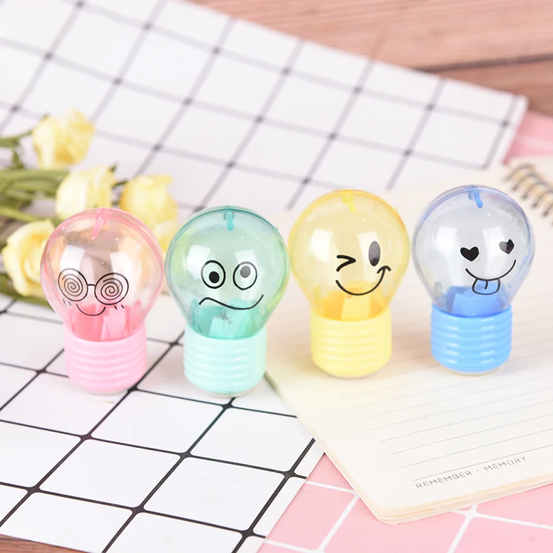 stationery school supplies 6*4*2.5cm 1Pcs Bulb style emotion plastic pencil sharpener kids gift
stationery school supplies 6*4*2.5cm 1Pcs Bulb style emotion plastic pencil sharpener kids gift