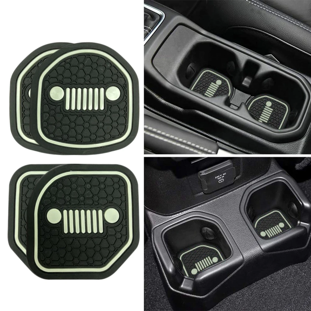 4PCS Car Interior Cup Holder Pad Set Round Auto Cup Holder Insert Drink Coaster for 18-19 Jeep Wrangler JL JLU 2020 Gladiator JT
4PCS Car Interior Cup Holder Pad Set Round Auto Cup Holder Insert Drink Coaster for 18-19 Jeep Wrangler JL JLU 2020 Gladiator JT