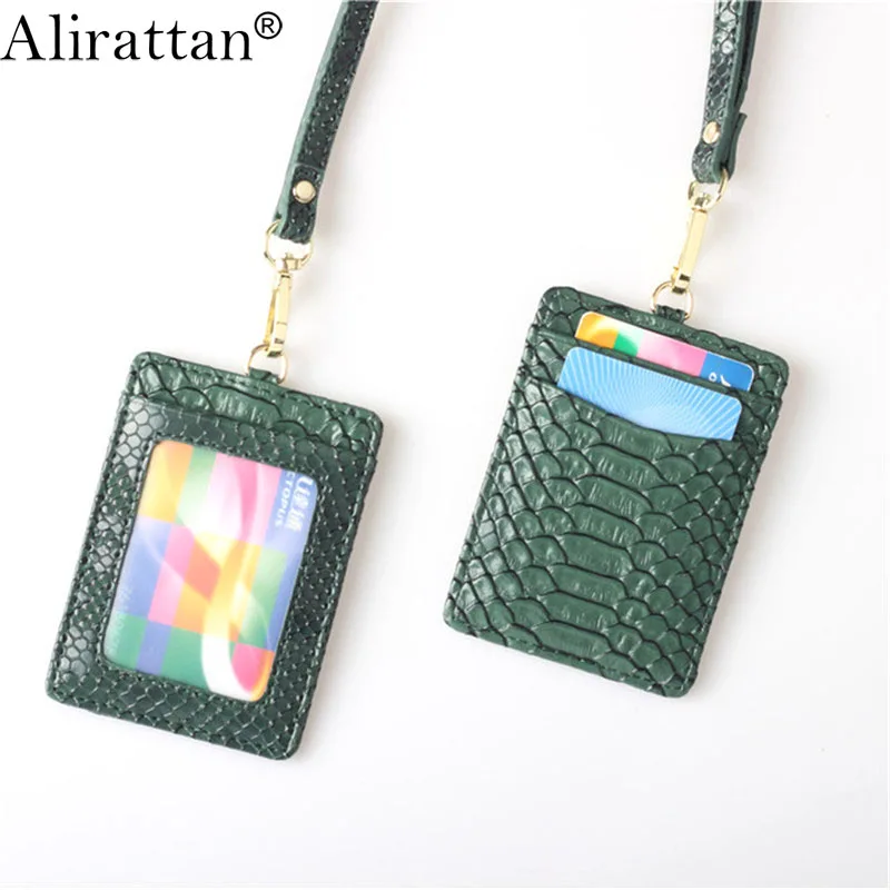 Alirattan новый держатель для удостоверения личности с крокодиловым узором женщин 2022
