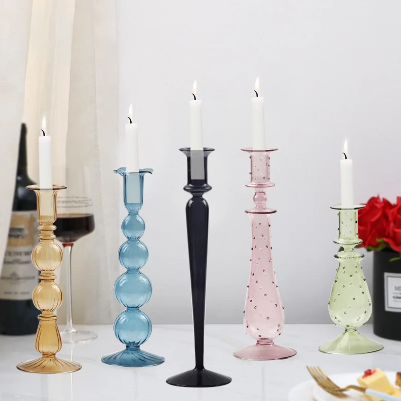 Nordic Glass Candle Holder Vintage Fashion Home Decor Crystal Glass Home Classic Candle Dinner Dinner European-style
Nordic Glass Candle Holder Vintage Fashion Home Decor Crystal Glass Home Classic Candle Dinner Dinner European-style
